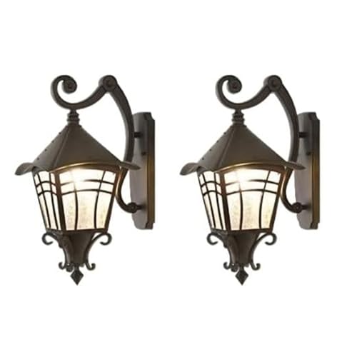 Farol de Pared Europeo Sencillo, Estilo Retro, para Exteriores, para balcón, Patio, jardín, Estilo campestre.