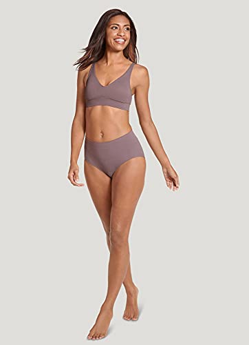Jockey Women's Bra Ecoseamfree Rib Molded Cup Plunge Bralette, Twilight, M #TOP3
