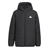 Elastische Einfassungen adidas Unisex Kids Winter Midweight Jacket, black noir, Size 164