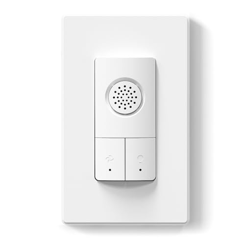 ELEGRP Dual Combination Humidity Sensor Switch with Light Control, Exhaust Fan Automate Ventilation, Moisture Control, Air Circulation for Bathroom, Ground Wire Required, Single Pole, White, 1 Pack
