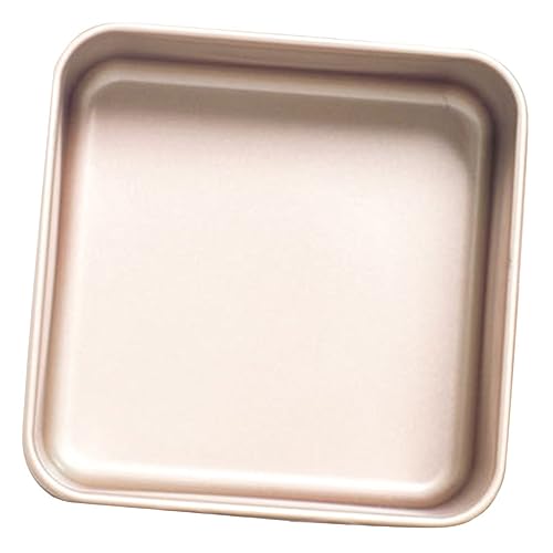 Cabilock Square Non Stick Baking Mold Cake Tray for Kitchen Baking Portable Washable Cake Pan for Home and Professional Use for Cheesecakes and Loaves