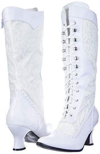 Ellie Shoes Womens 253 Rebecca Boots, White , 8 Us #TOP6