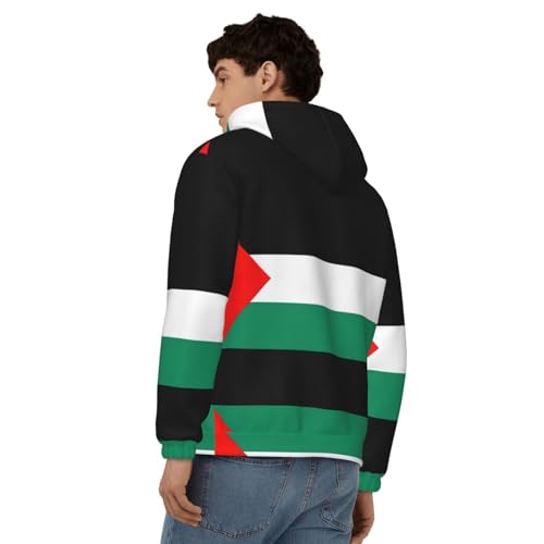 Sweat à capuche Palestine imprimé EdWal veste décontractée homme