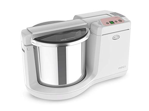 Elgi Ultra Ultra Mini T Table Top 1.25L Wet Grinder With Atta Kneader & Digital Timer, 110-Volt (New Model), White #TOP1
