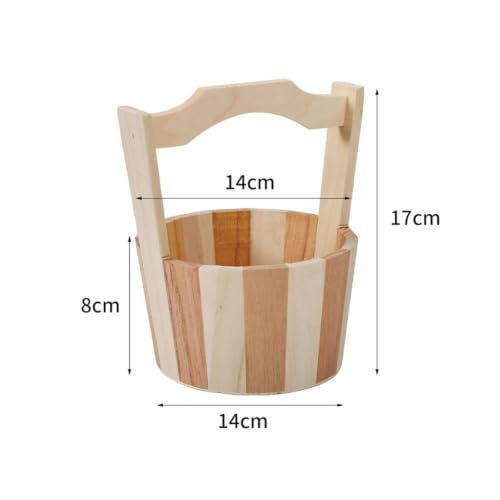 Cubo almacenamiento madera para baño compacta perfk rústico 3