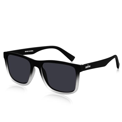 Image of Dervin UV Protected Polarized Square Sunglasses for Men and Women
