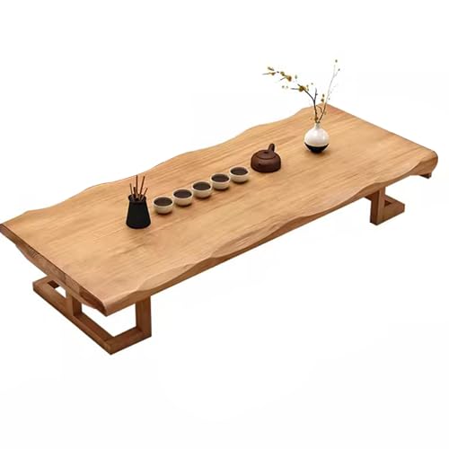 Table de réception basse en bois pour petits espaces de vie
