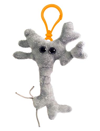 GIANT Microbes (Riesenmikroben) Plüsch Schlüsselanhänger: Brain Cell / Gehirnzelle (Neuron)