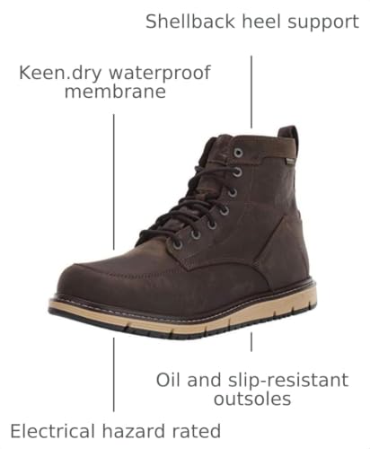 Image of KEEN Utility Men's San Jose 6 inch Soft Toe Waterproof Wedge Work Boots