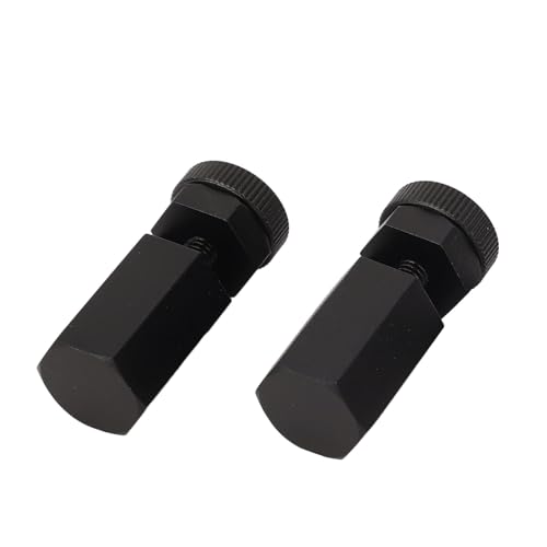 Conjunto de Medidores de, Gabaritos de Fixação de Parafuso de Polegar para 2 Peças, Medidor Preto Qu
