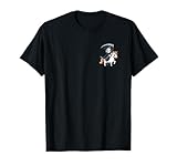 Photo Gallery grim reaper riding unicorn funny pocket rainbow skeleton art maglietta Photo Gallery grim reaper riding unicorn funny pocket rainbow skeleton art maglietta