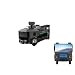 NAMFZX Drone RC sans balais Transmission d'images haute définition Caméra aérienne Avion télécommandé Positionnement du flux optique Hélicoptère d'évitement d'obstacles avec deux batteries rechargeabl