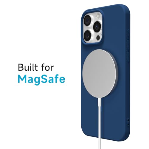 Coque iPhone 15 Pro Max silicone compatible MagSafe fine esthétique LoeoeL - 3