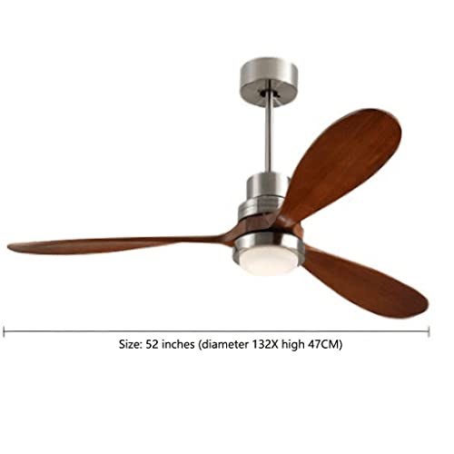 Ventilateur de plafond moderne avec télécommande contre la chaleur