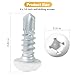RV Screws White Pan Head Screw 8 x 1/2 for RV Interior and Exterior, Enclosed Trailer Self-Tapping Sheet Metal Screws - 200 Pcs