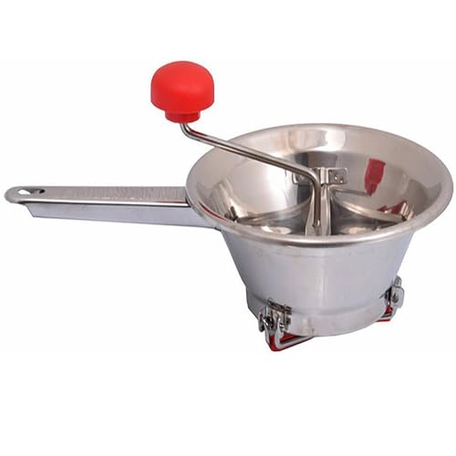 Passatutto per pomodoro legumi zuppe vellutate frutta manuale per alimenti in acciaio inossidabile CM20 con 3 dischi con piedini