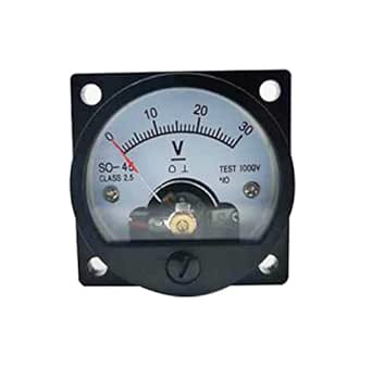 Voltímetro Analógico DC 0-1V Para Panel - Medidor SO45, Conexión Directa, Ideal Para Proyectos Eléctricos Medidor Voltaje DC 0-1V - Foto 8