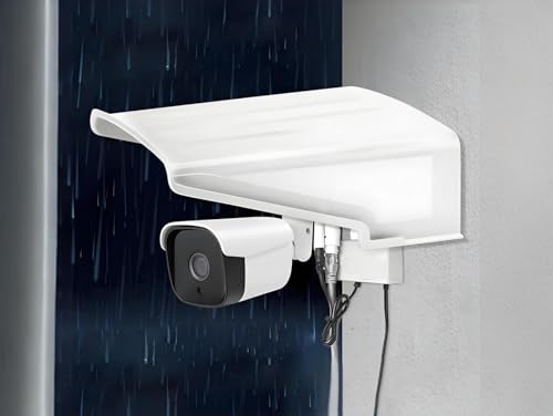 Visera de cámara de seguridad exterior universal para lluvia y sol 5