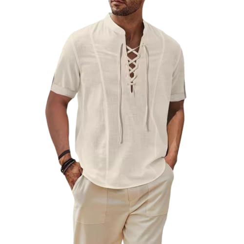 Haut confortable pour homme en coton mélangé haut de gamme d'été