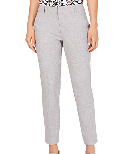 Calvin Klein Womens Gray Printed Wear to Work Pants Size 10P