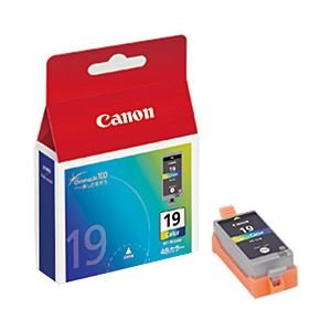 Canon 使用済　空インクカートリッジ　19個 Amazon.co.jp: キヤノン インクカートリッジ カラー 型番:BCI-19 単位