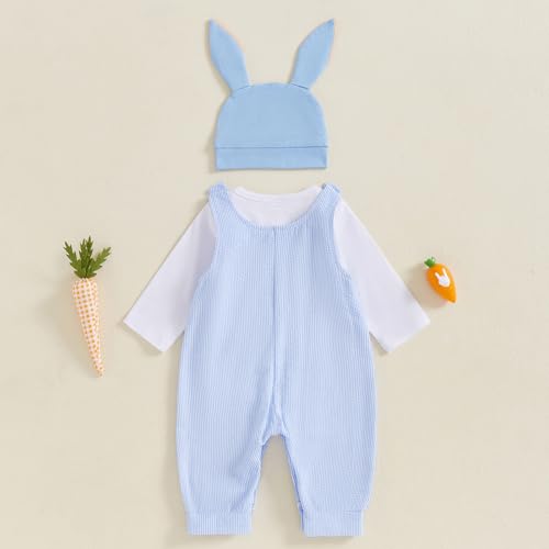 My First Halloween Baby Boy Outfit Newborn Pumpkin Romper + Plaid Overalls+ Hat 3Pcs Infant Boy Fall Clothes3