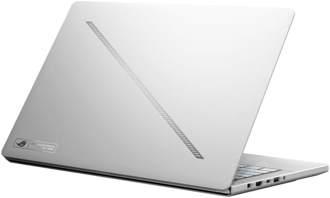 ASUS ROG Zephyrus G14 Latest 2025 14" 3K OLED 120Hz Gaming Laptop Copilot+ PC AMD Ryzen AI 9 HX 370 NVIDIA RTX 5080 32GB RAM 2TB SSD Platinum White miniatura