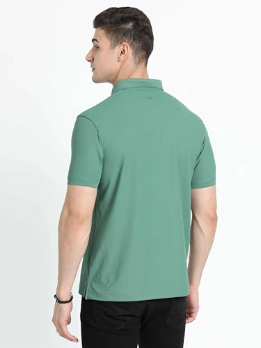 Image of STELLERS Men's Premium Polo T-Shirt Wrinkle Free Quick Dry Soft and Feather Touch Feel Regular Fit