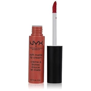 NYX Professional Makeup Soft Matte Lip Cream, Creamy and Matte Finish, Highly Pigmented Colour, Long Lasting, Vegan Formula, Shade: Cannes