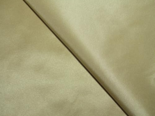 100% Pure Silk Taffeta Fabric Light Gold Color 58" Wide TAF172[1]3