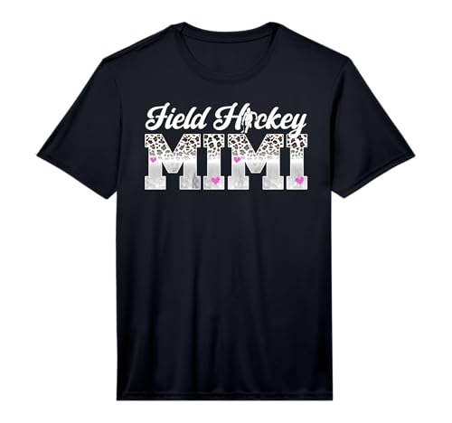 Mens Field Hockey Mimi Leopard Mimi of A Field Hockey Player Mimi Performance T-Shirt