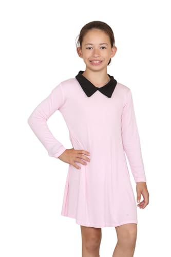 Robe pastel filles à manches longues pour fête et anniversaire