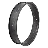 WOZUIMEI Weinmann DHL80 20-Inch Double Wall Steel Fat Bike Rim for Disc Brakes, 36 Holes, 406mm ISO, Pinned Joint, Tube-Only, Black