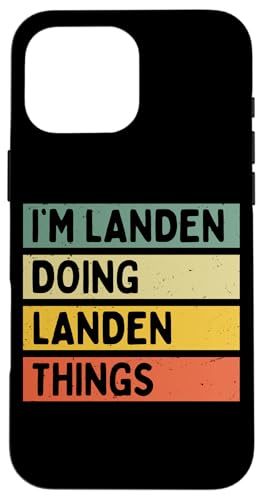 I'm Landen Doing Landen Things �ʔ������� �X�}�z�P�[�X iPhone 16 Pro Max �p