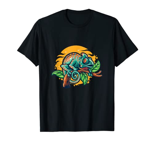 Camaleón Reptil Reptiles Lagarto Mascota Terrario Regalo Camiseta