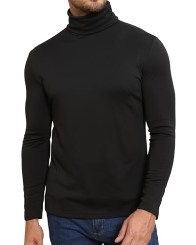 Men's Turtle Roll Neck Pullover Warm Basic Tops Knitted Sweater Casual Tee Slim Fit3
