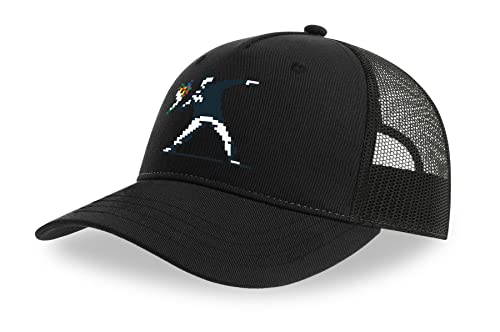 Casquette trucker en coton inspirée de Banksy contre les reflets