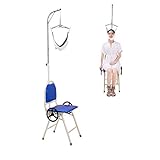 GVDR Estiramiento Cervical Dispositivo de tracción-Cuello Dispositivo de descompresión espinal Plegable Silla-Terapia física Conjunto de Camilla de Hombros