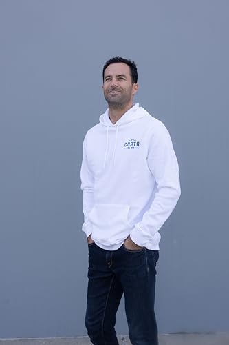 Costa Del Mar Prado Hoody - Unisex Adult - White - Medium - Hooded Sweatshirt4