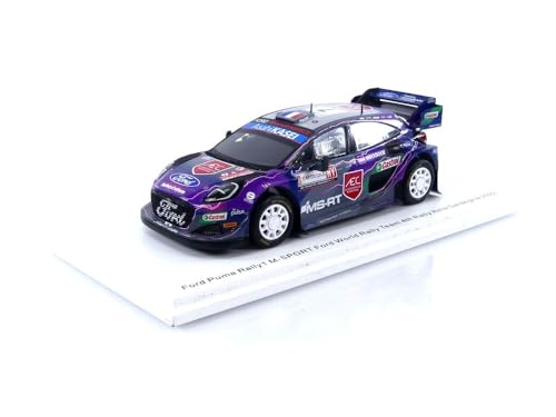 Miniature SPARK Puma Rally1 de Sardaigne 2022 à l'échelle 1/43 haute finition