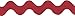 Wrights Polyester Rick Rack, 1-1/2-Inch by 15-Yard, Red
