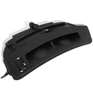 Wowtk Batwing Inner Fairing Air Duct W/Door Button Bezel Assembly For Harley Touring Electra Glide,Road Glide,Road King,Street Glide,Tri Glide,Trike Ultra Classic/Limited 2014-2023,Black 3