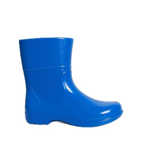 Bota Infantil Feminina e Masculina Plastica Estilo Galocha Para Dias Chuvosos Para Limpeza Faxina Antiderrapante Super Leve (Azul, BR, Criança de 1 a 3 anos, Numérico, 21)