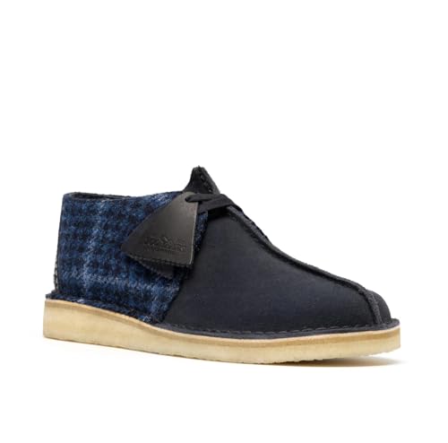 Clarks Originals Men's Desert Trek Navy Tweed Combi 26183779
