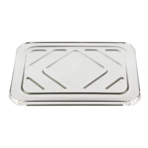 Oblong Pan Lids - 2.25lb - Aluminum - Case Of 240 - For Catering, Storage & Pan Covers by Bluesky Trading - Used condition - US$378.87