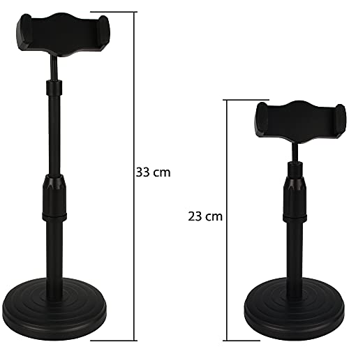 Suporte de Celular de Mesa Ajustável + Chaveiro CBRN17768