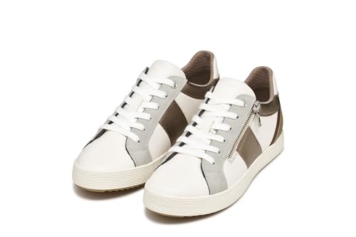 Geox Femme D Blomiee Basket, Beige, 38 EU