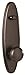 Weslock 06400--I1SL20 Stanford Interior Entry Handle, Oil-Rubbed Bronze
