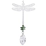 H&D Window Dragonfly Pendant Crystal Suncatcher Fengshui Ornament