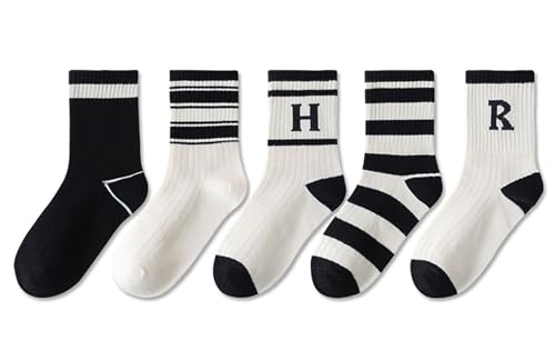 Mrkeung Boys Socks 5 Pairs Crew Socks Cotton Socks Cute Socks Winter Socks Warm Thick Socks Colorful Funny Socks for Kids-94